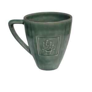 Pfaltzgraff green mug cup pottery Naturewood Serenity Collection